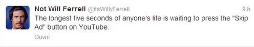 Not Will Ferrell (itsWillyFerrell) sur Twittek^d^vr